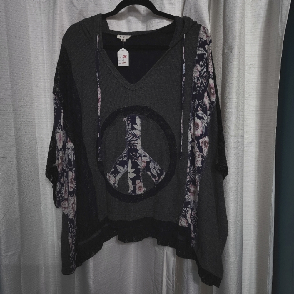 POL oversized  hoodie.